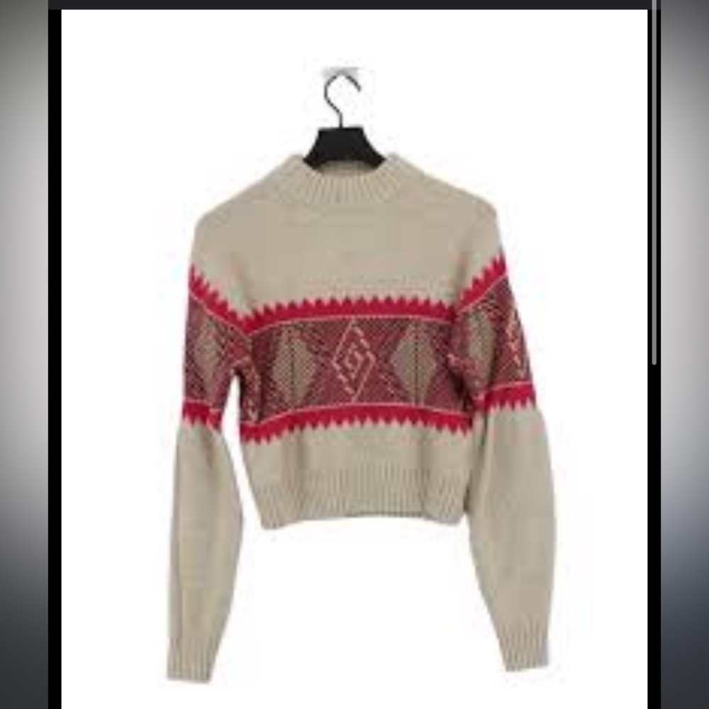 &Other Stories Mock Neck. Wool blend